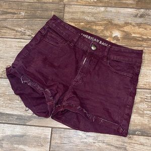 Maroon shorts